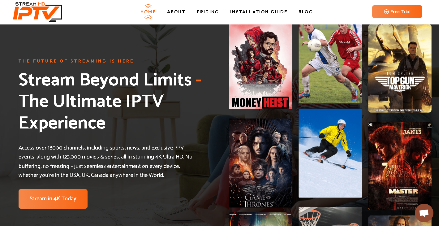 Stream HD IPTV review the best iptv service provider for 2025