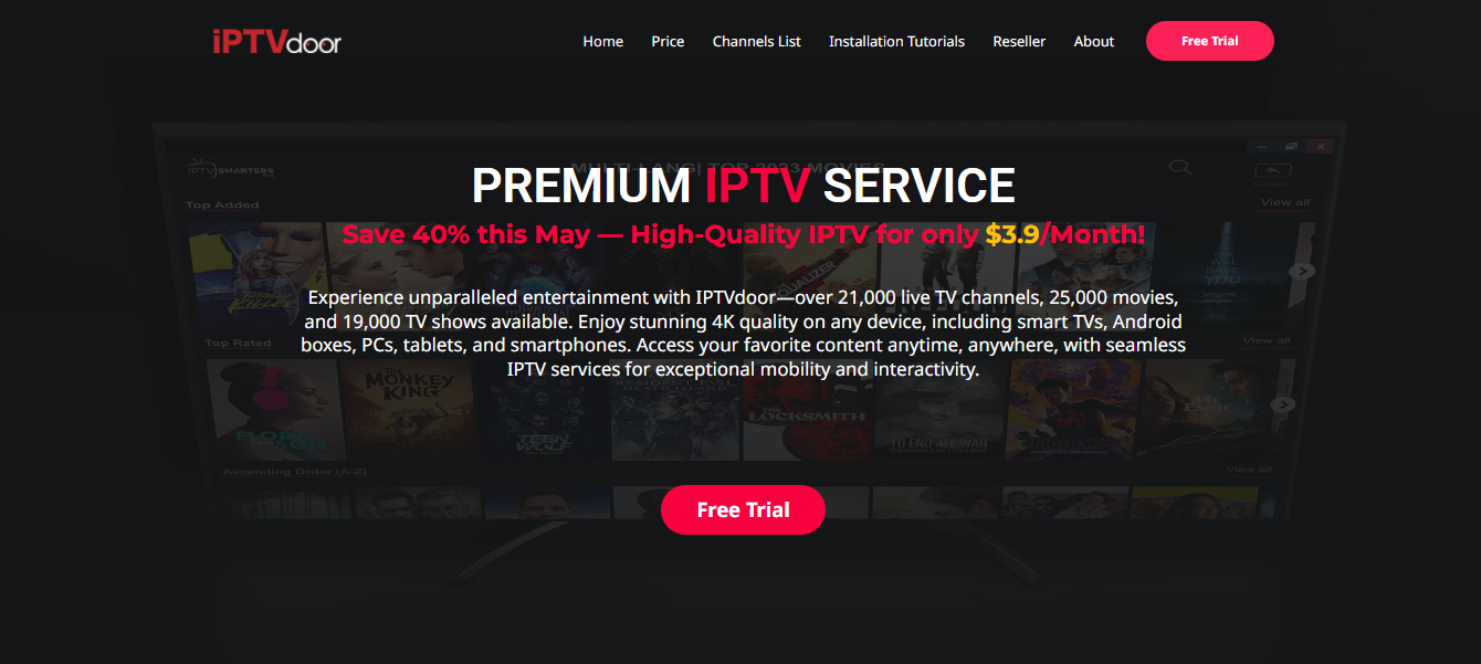 IPTV Door review the best iptv service provider for 2025